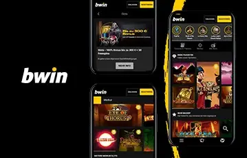 application et interface utilisateur mobile de  Bwin